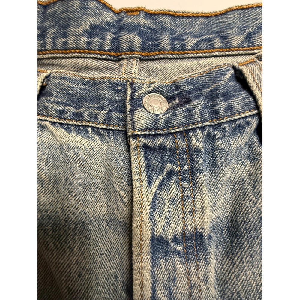 Vintage Levi's 501 Jeans USA W36 L30 Distressed Button Fly Straight Leg Grunge - Picture 11 of 16